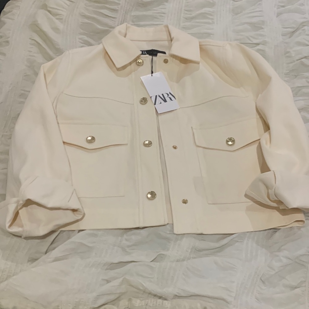 Zara women’s denim jacket new with tags